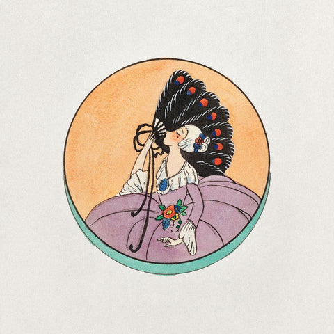 Design for a Noritake Compact II Black Ornate Wood Framed Art Print with Double Matting by Noritake Designs