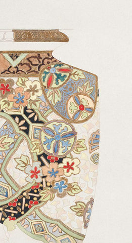 Design for a Noritake Jar Black Ornate Wood Framed Art Print with Double Matting by Noritake Designs