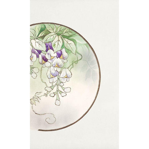 Design for a Noritake Plate V Black Modern Wood Framed Art Print with Double Matting by Noritake Designs