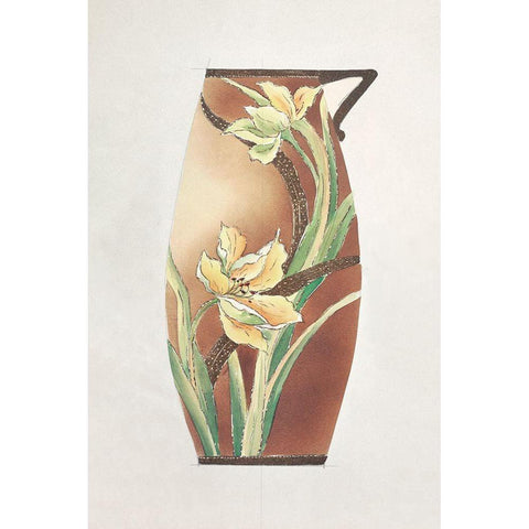 Design for a Noritake Jug V Black Modern Wood Framed Art Print with Double Matting by Noritake Designs