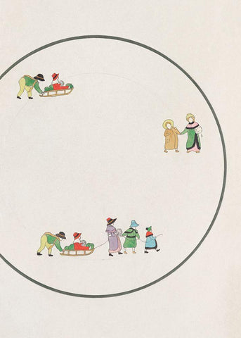 Design for a Noritake Plate XV Black Ornate Wood Framed Art Print with Double Matting by Noritake Designs