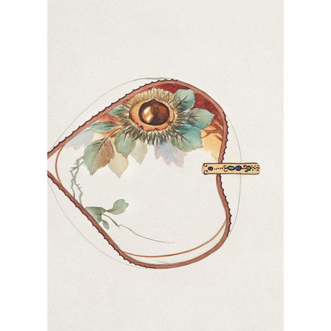 Design for a Noritake Heart-shaped Box White Modern Wood Framed Art Print by Noritake Designs