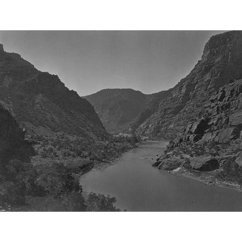 Green River-Utah Black Modern Wood Framed Art Print with Double Matting by OSullivan, Timothy H