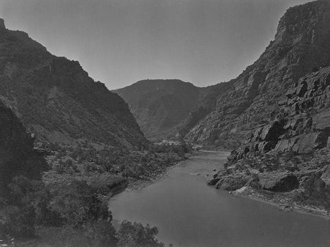 Green River-Utah Black Ornate Wood Framed Art Print with Double Matting by OSullivan, Timothy H