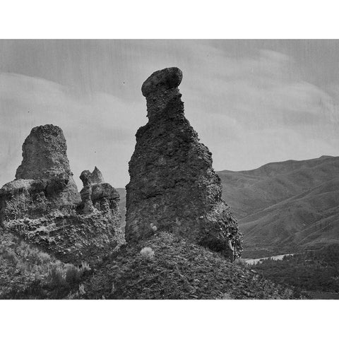 Witches Rock-Utah Black Modern Wood Framed Art Print with Double Matting by OSullivan, Timothy H