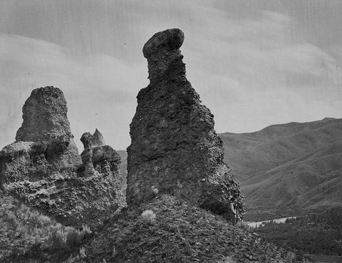 Witches Rock-Utah White Modern Wood Framed Art Print with Double Matting by OSullivan, Timothy H