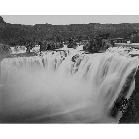 Shoshone Falls-Idaho Gold Ornate Wood Framed Art Print with Double Matting by OSullivan, Timothy H