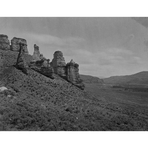 Witches Rocks-Utah Gold Ornate Wood Framed Art Print with Double Matting by OSullivan, Timothy H