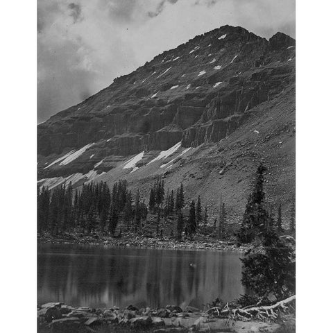 Mt. Agassiz-Uinta Mountains-Utah Gold Ornate Wood Framed Art Print with Double Matting by OSullivan, Timothy H