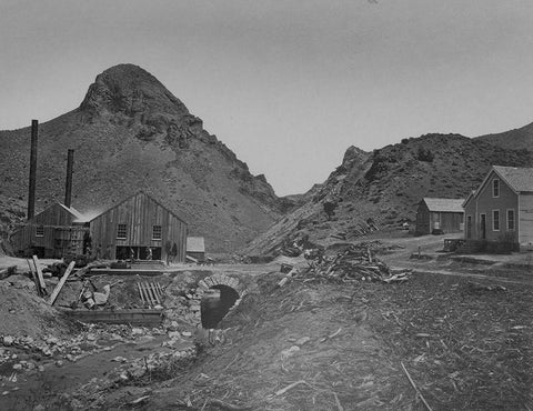 Sugar Loaf-Washoe-Nevada Black Ornate Wood Framed Art Print with Double Matting by OSullivan, Timothy H