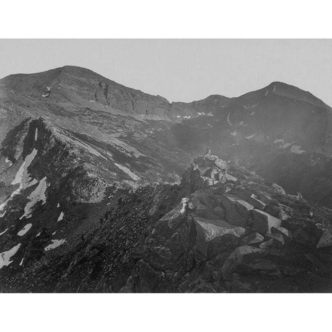 In the Humboldt Mountains-Nevada Gold Ornate Wood Framed Art Print with Double Matting by OSullivan, Timothy H