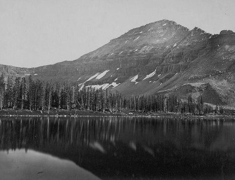 Mt. Agassiz-Uinta Mountains-Utah Black Ornate Wood Framed Art Print with Double Matting by OSullivan, Timothy H