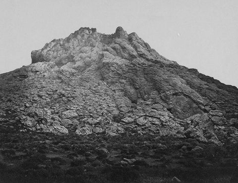 Top of Anaho Island Pyramid Lake-Nevada Black Ornate Wood Framed Art Print with Double Matting by OSullivan, Timothy H