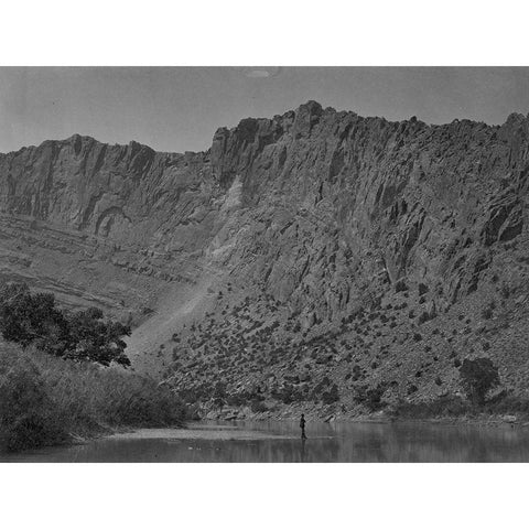 Flaming Gorge-Green River-Utah Black Modern Wood Framed Art Print with Double Matting by OSullivan, Timothy H