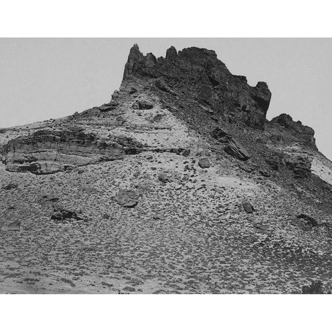 Buttes near Green River City-Wyoming Black Modern Wood Framed Art Print with Double Matting by OSullivan, Timothy H