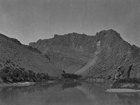 Flaming Gorge-Green River-Utah White Modern Wood Framed Art Print with Double Matting by OSullivan, Timothy H