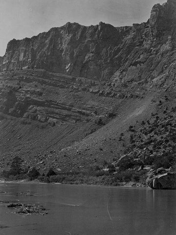 Flaming Gorge-Green River-Utah Black Ornate Wood Framed Art Print with Double Matting by OSullivan, Timothy H