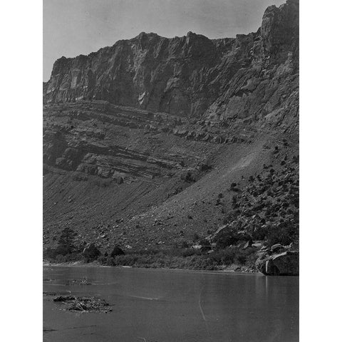 Flaming Gorge-Green River-Utah White Modern Wood Framed Art Print by OSullivan, Timothy H