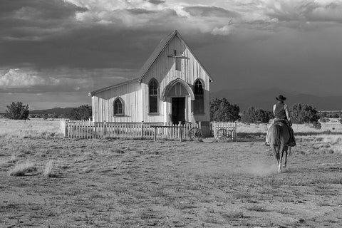 Gods Own Country White Modern Wood Framed Art Print with Double Matting by The Yellowstone Collection