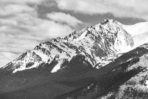 North Ridge of Electric Peak, Yellowstone National Park Black Ornate Wood Framed Art Print with Double Matting by The Yellowstone Collection