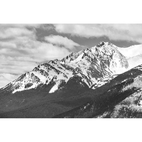 North Ridge of Electric Peak, Yellowstone National Park Black Modern Wood Framed Art Print with Double Matting by The Yellowstone Collection