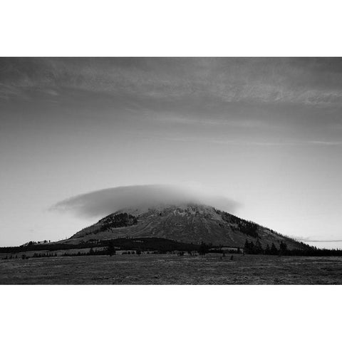 Sunrise, Bunsen Peak, Yellowstone National Park Gold Ornate Wood Framed Art Print with Double Matting by Herbert, Neal