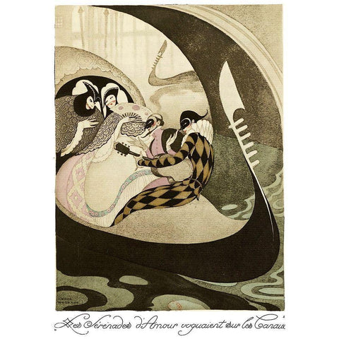 Sur talons rouges-contes image 061 White Modern Wood Framed Art Print by Wegener, Gerda