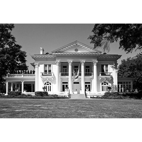 Mansion in Alabama Black Modern Wood Framed Art Print by Highsmith, Carol