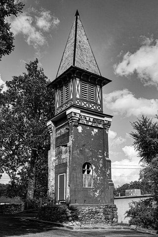 Remains of the 1869 St. Marys Episcopal Church in Athens-Georgia Black Ornate Wood Framed Art Print with Double Matting by Highsmith, Carol