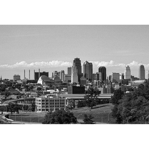 Penn Valley Park-Kansas City-Missouri Black Modern Wood Framed Art Print with Double Matting by Missouri Picture Archive