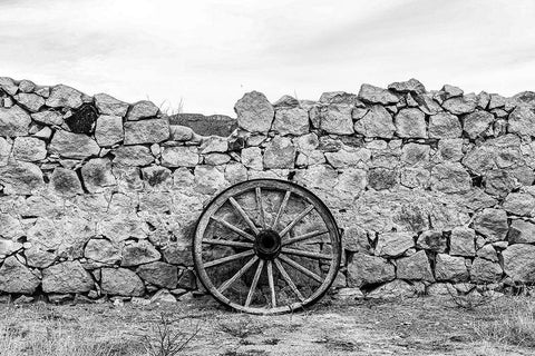 Hueco Tanks State Park-northwest of El Paso Texas Black Ornate Wood Framed Art Print with Double Matting by Texas Picture Archive