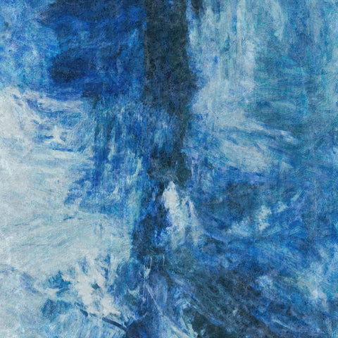 Distressed Jeans I White Modern Wood Framed Art Print with Double Matting by Alpenglow Workshop