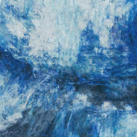 Distressed Jeans IV Gold Ornate Wood Framed Art Print with Double Matting by Alpenglow Workshop