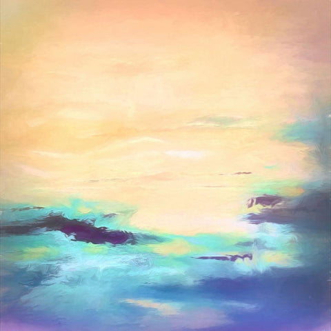 Parting Clouds White Modern Wood Framed Art Print by Alpenglow Workshop