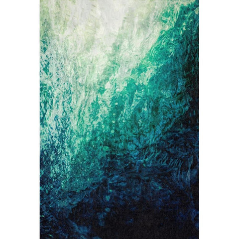 Under the Wave Black Modern Wood Framed Art Print with Double Matting by Alpenglow Workshop