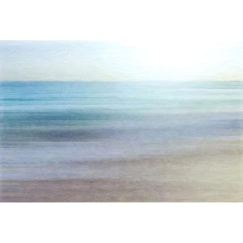 Colour of the Sea White Modern Wood Framed Art Print by Alpenglow Workshop