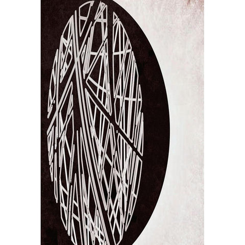 Bicycle Tire Black Modern Wood Framed Art Print by Alpenglow Workshop