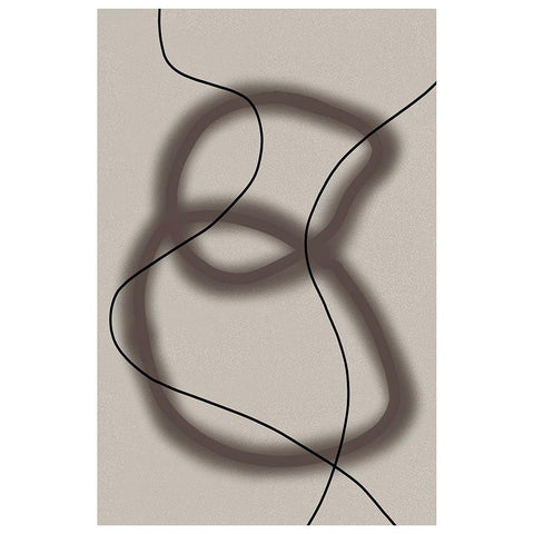 Forms and Figures Black Modern Wood Framed Art Print with Double Matting by Alpenglow Workshop