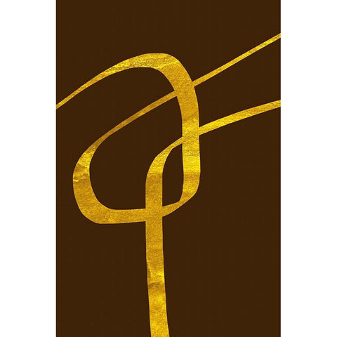Golden Knot Gold Ornate Wood Framed Art Print with Double Matting by Alpenglow Workshop