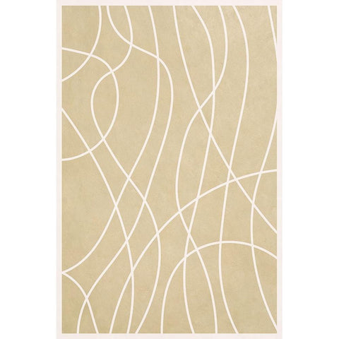 Spaghetti Strands I Black Modern Wood Framed Art Print with Double Matting by Alpenglow Workshop