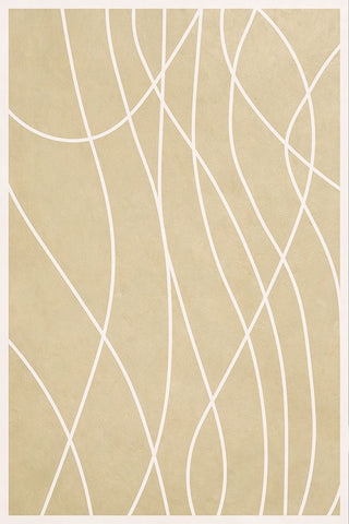 Spaghetti Strands II Black Ornate Wood Framed Art Print with Double Matting by Alpenglow Workshop
