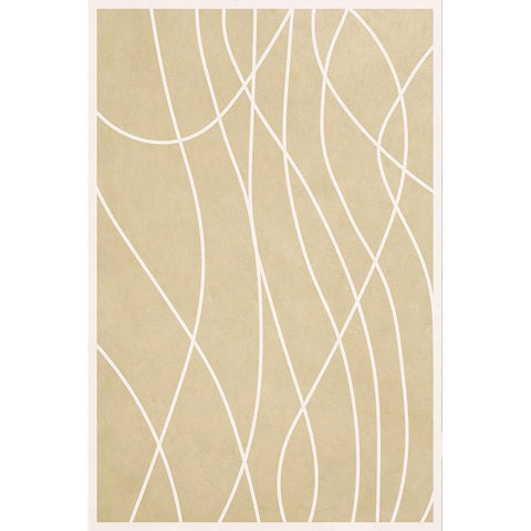 Spaghetti Strands II Black Modern Wood Framed Art Print by Alpenglow Workshop