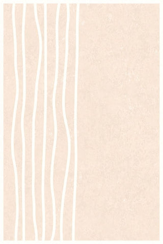 Stripes to the Left Black Ornate Wood Framed Art Print with Double Matting by Alpenglow Workshop