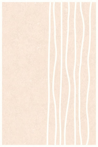 Stripes to the Right White Modern Wood Framed Art Print with Double Matting by Alpenglow Workshop