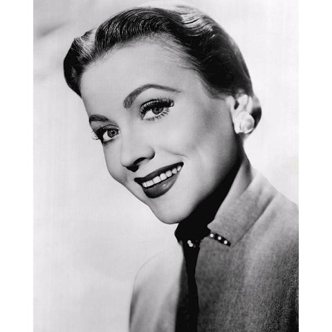 Anne Jeffreys 1955 White Modern Wood Framed Art Print by Vintage Hollywood Archive