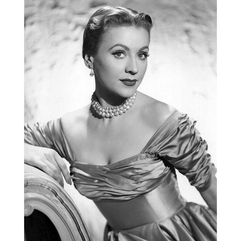 Anne Jeffreys Topper Black Modern Wood Framed Art Print with Double Matting by Vintage Hollywood Archive