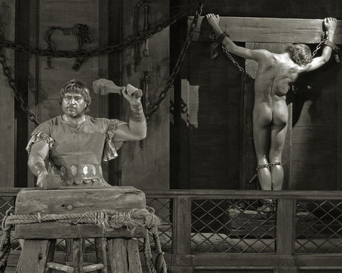 Ben Hur, 1925 Black Ornate Wood Framed Art Print with Double Matting by Vintage Hollywood Archive