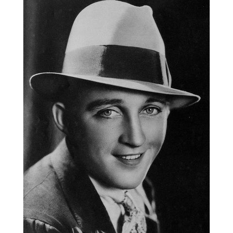 Bing Crosby, Modern Screen, September 1932 Black Modern Wood Framed Art Print with Double Matting by Vintage Hollywood Archive