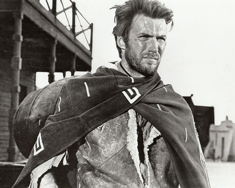 Clint Eastwood, 1960 Black Ornate Wood Framed Art Print with Double Matting by Vintage Hollywood Archive