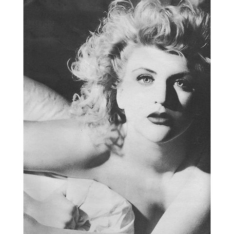 Courtney Love, 1986 Black Modern Wood Framed Art Print by Vintage Hollywood Archive
